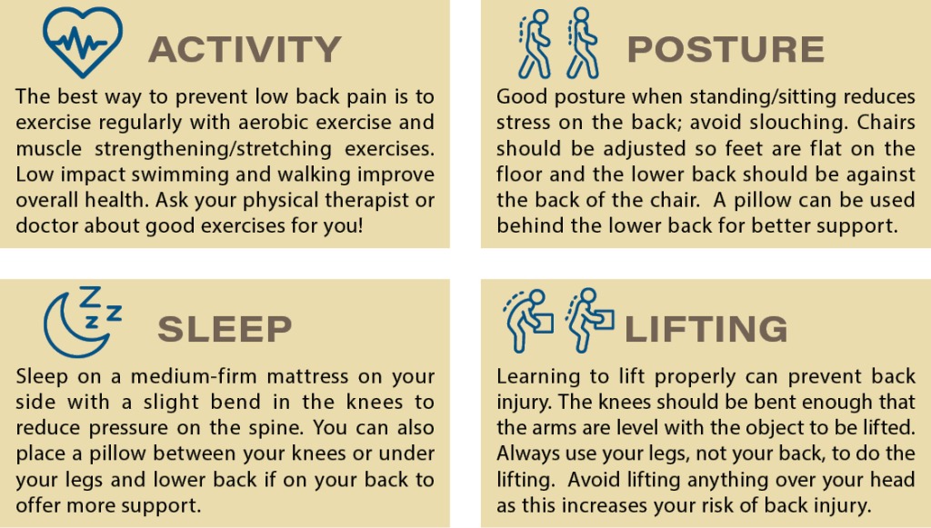 Dignity Health  Low Back Pain Exercises and Tips to Help
